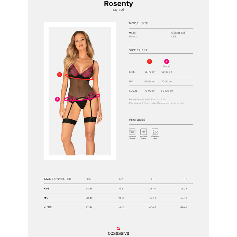 Rosenty Corset Lingerie XS/S