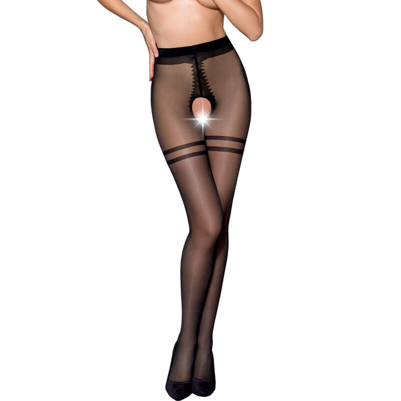 Tiopen 015 Elegant Black 3/4 Tights 20 Den