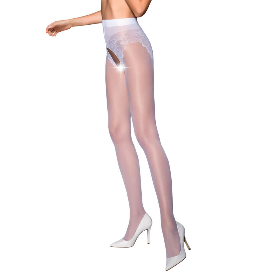 Tiopen White Sheer Tights 30 Den