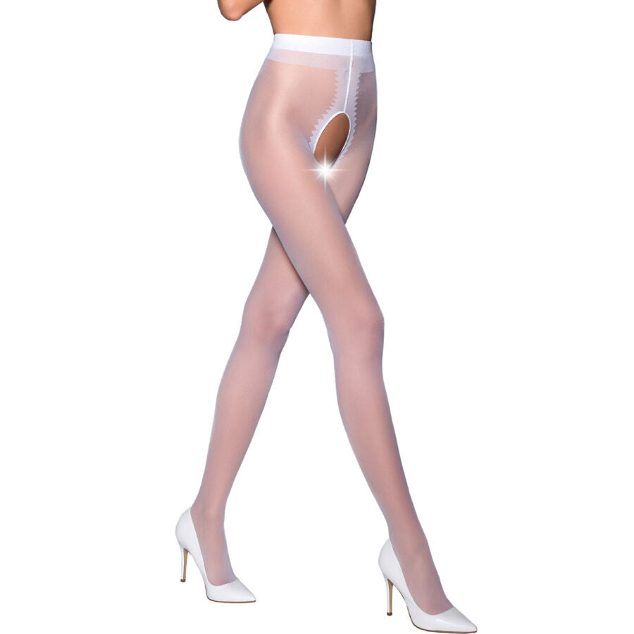 Tiopen 007 White 3/4 Tights 20 Den