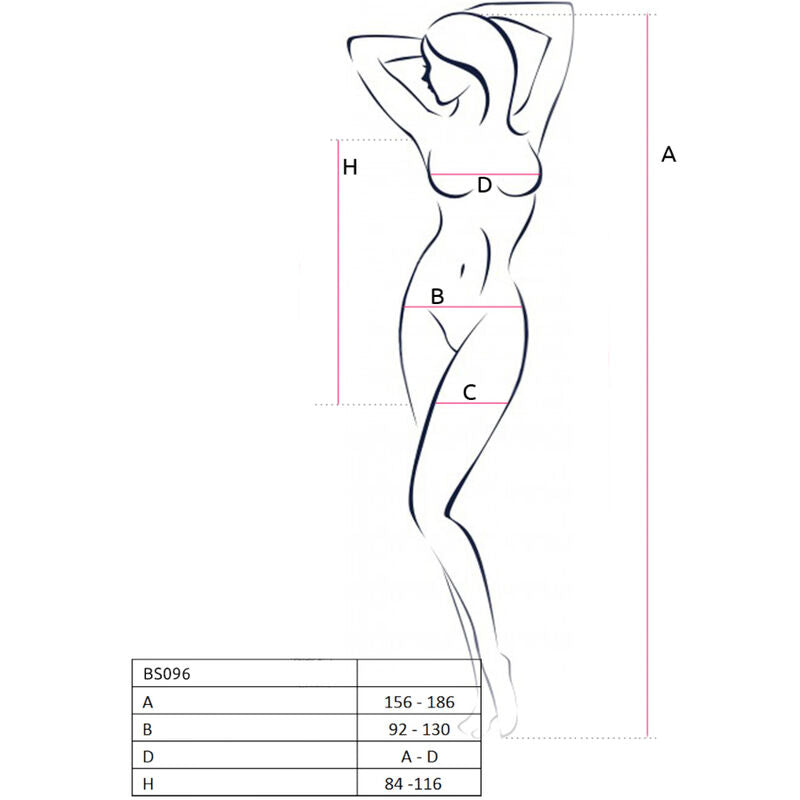 Red Fishnet Bodystocking One Size