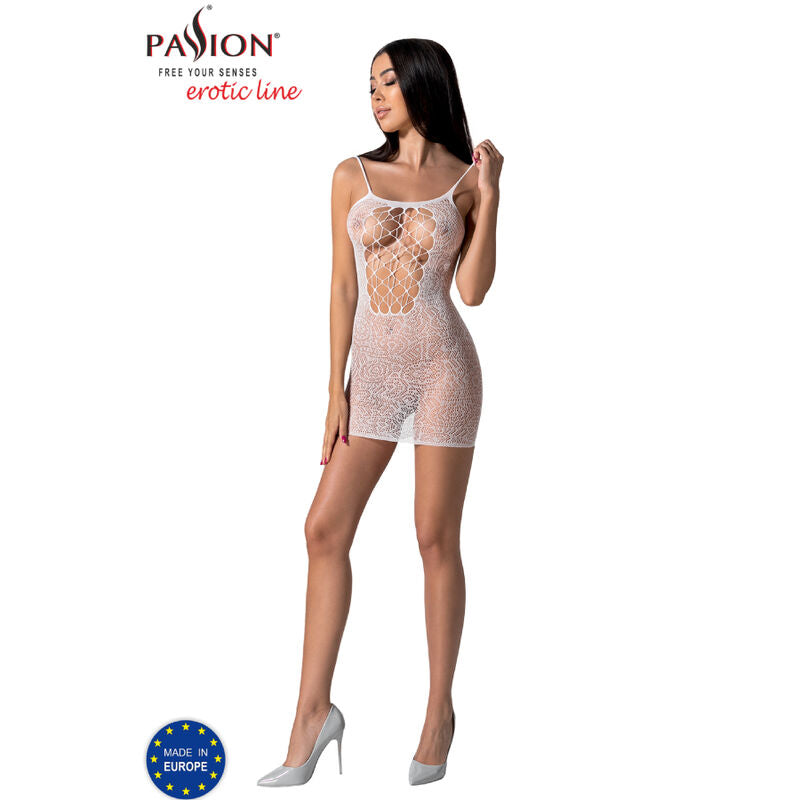 White Fishnet Bodystocking