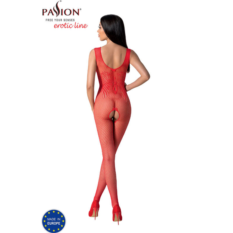 Red Bodystocking Bs098 - One Size