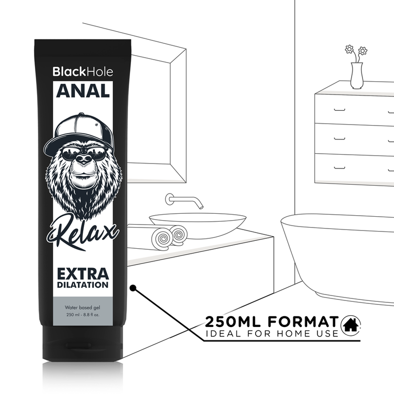 Gel Dilatador Anal a Base de Agua 250ml