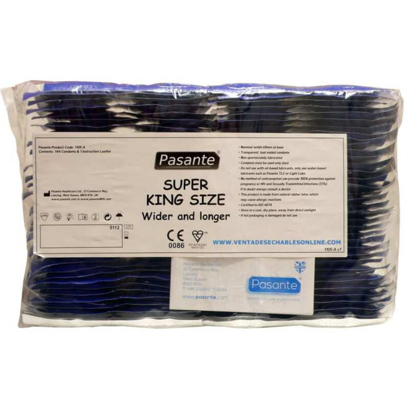 Super King Condoms - 144 Pack