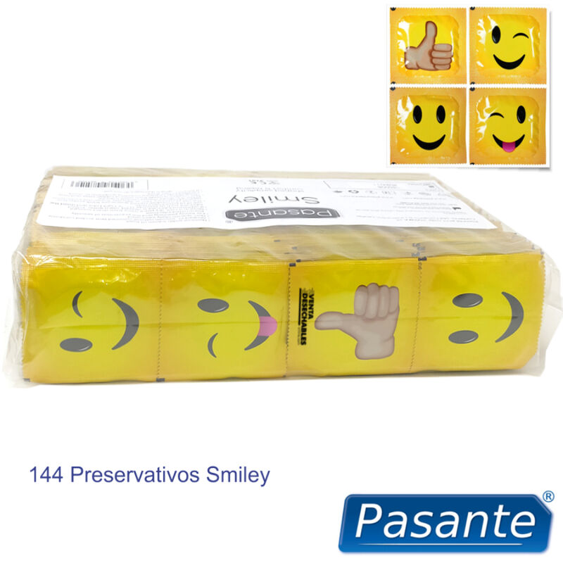 Bulk Pack 144 Smiley Face Condoms