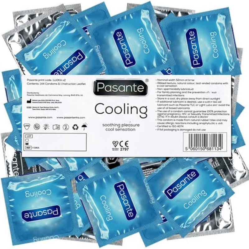 144 Cooling Effect Condoms Pack