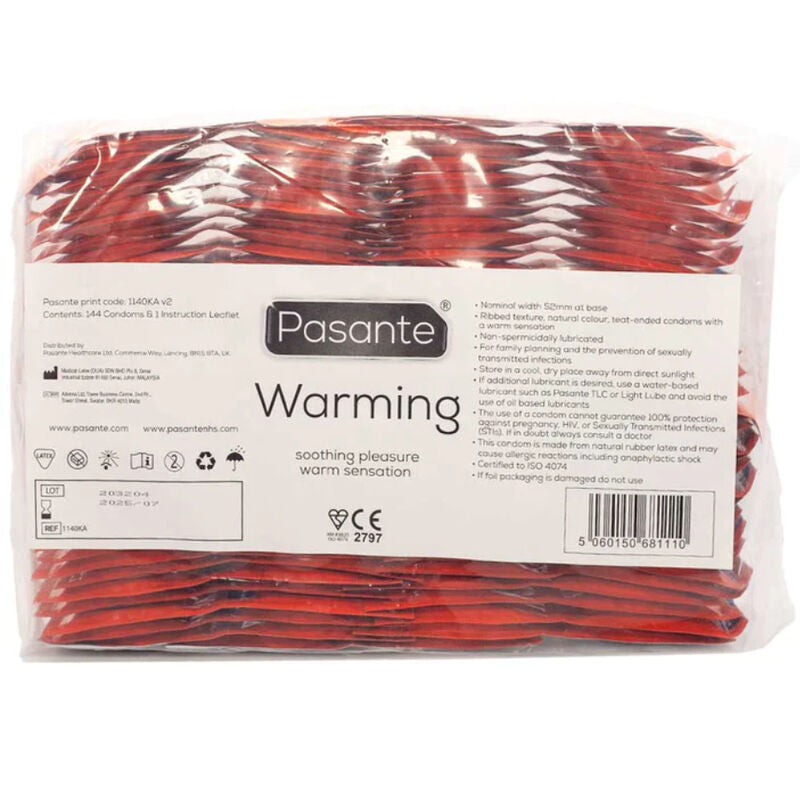 144 Warming Effect Condoms