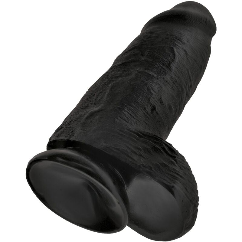 Chubby Realistic Black Penis 23cm
