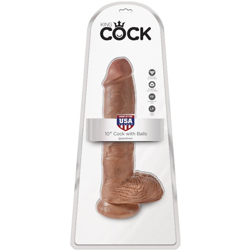 Realistic 19.8cm Caramel Dildo with Balls