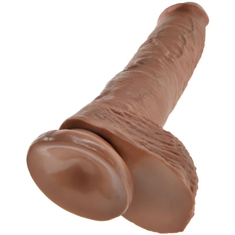 Realistic 19.8cm Caramel Dildo with Balls