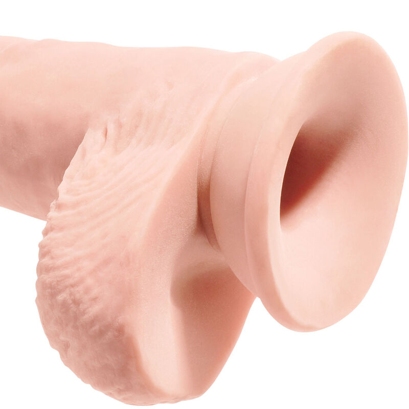 Realistic Light-Toned Penis With Balls 19.4cm