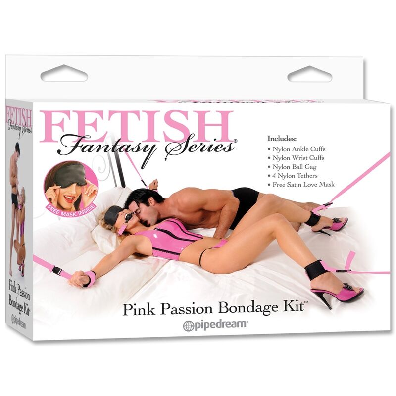 Pink Bondage Kit for Intimate Restraint