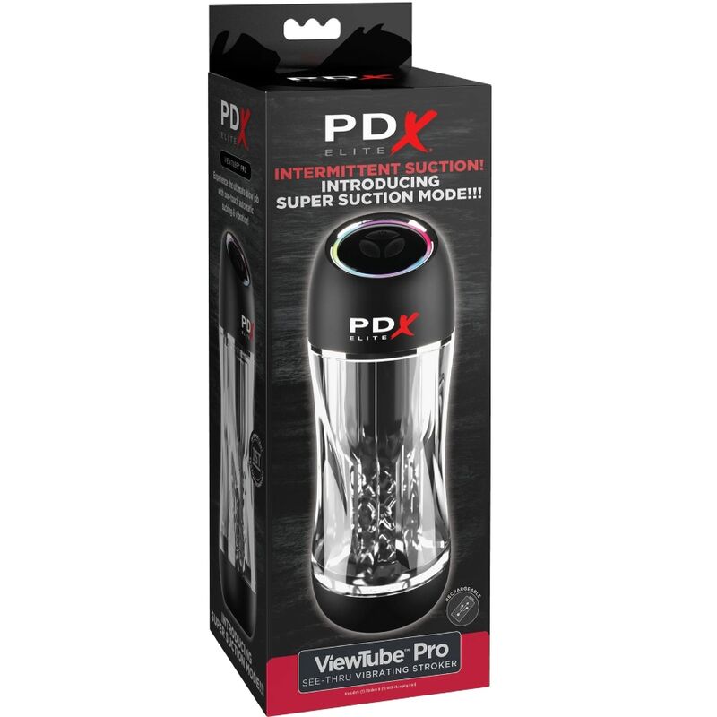 Viewtube Pro Transparent Vibrating Stroker