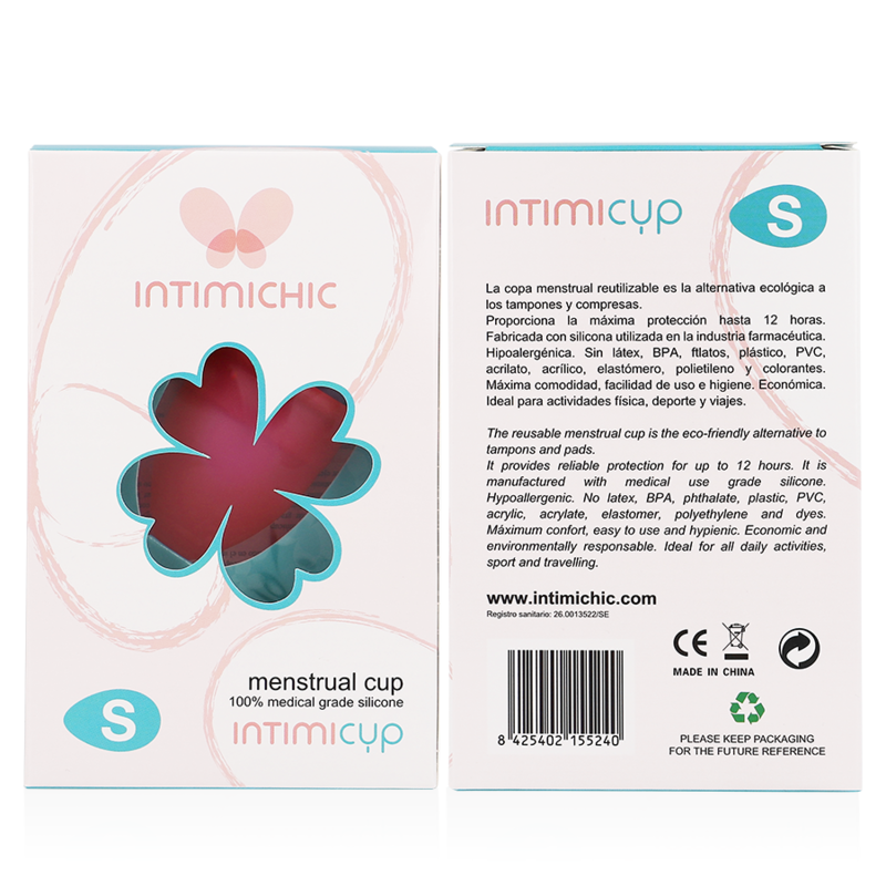 Copa Menstrual de Silicona Grado Médico Talla S