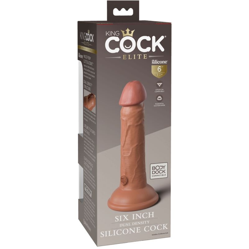 Elite Realistic Silicone Dildo 15.2cm