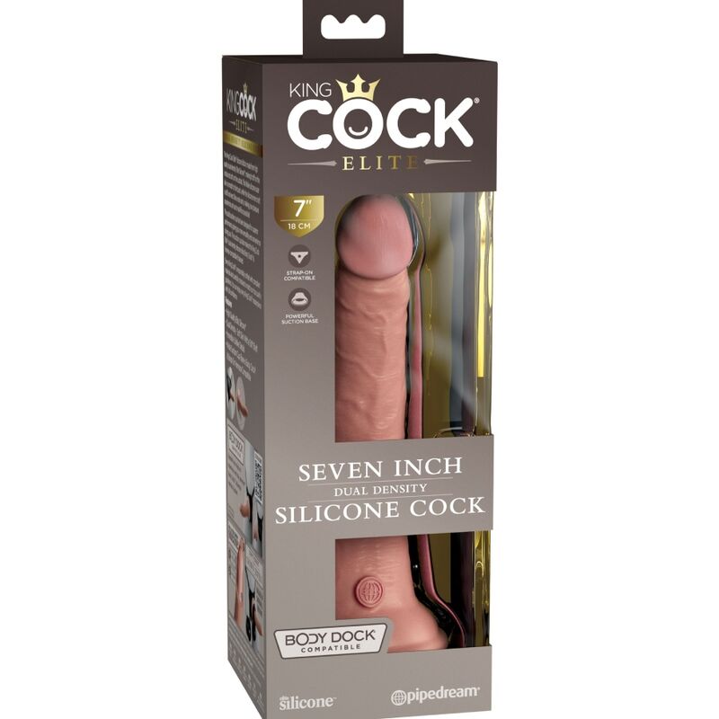 Elite Realistic Silicone Dildo 7"