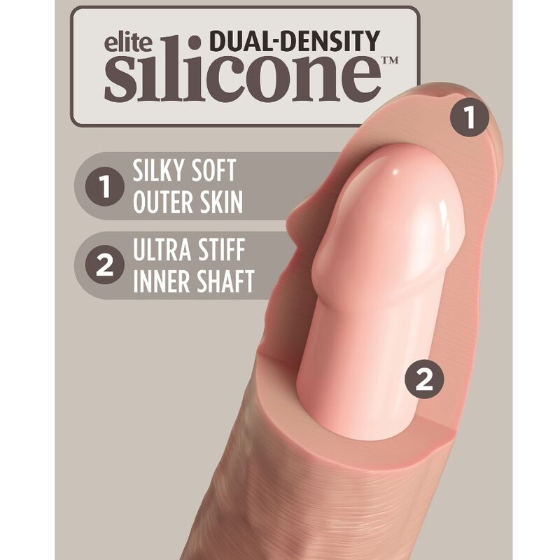 Elite Realistic Silicone Dildo 20.3cm