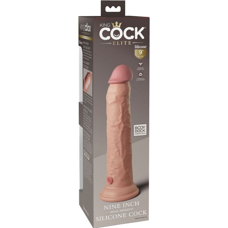 Elite Realistic Silicone Dildo 23cm