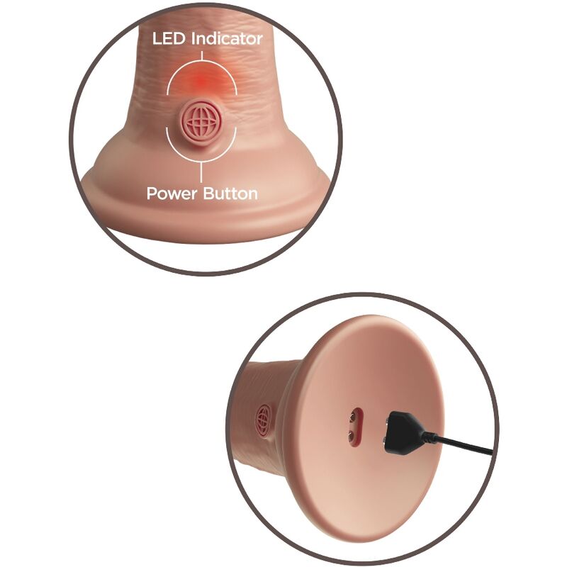 Elite Realistic Silicone Vibrating Dildo