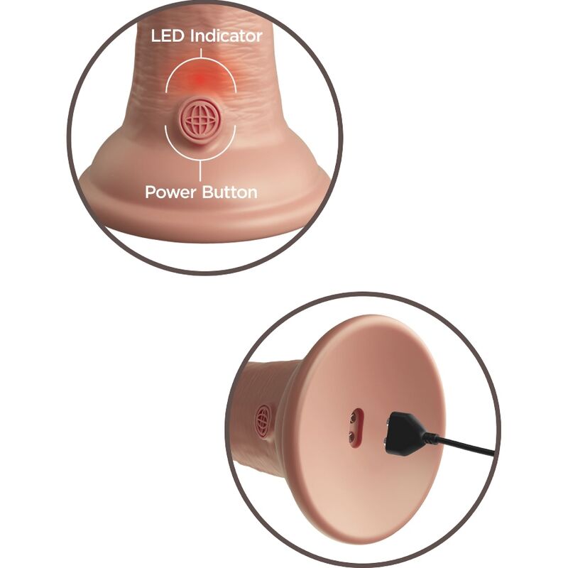 Elite Realistic Vibrating Silicone Dildo