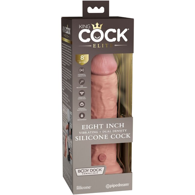 Elite Realistic Vibrating Silicone Dildo