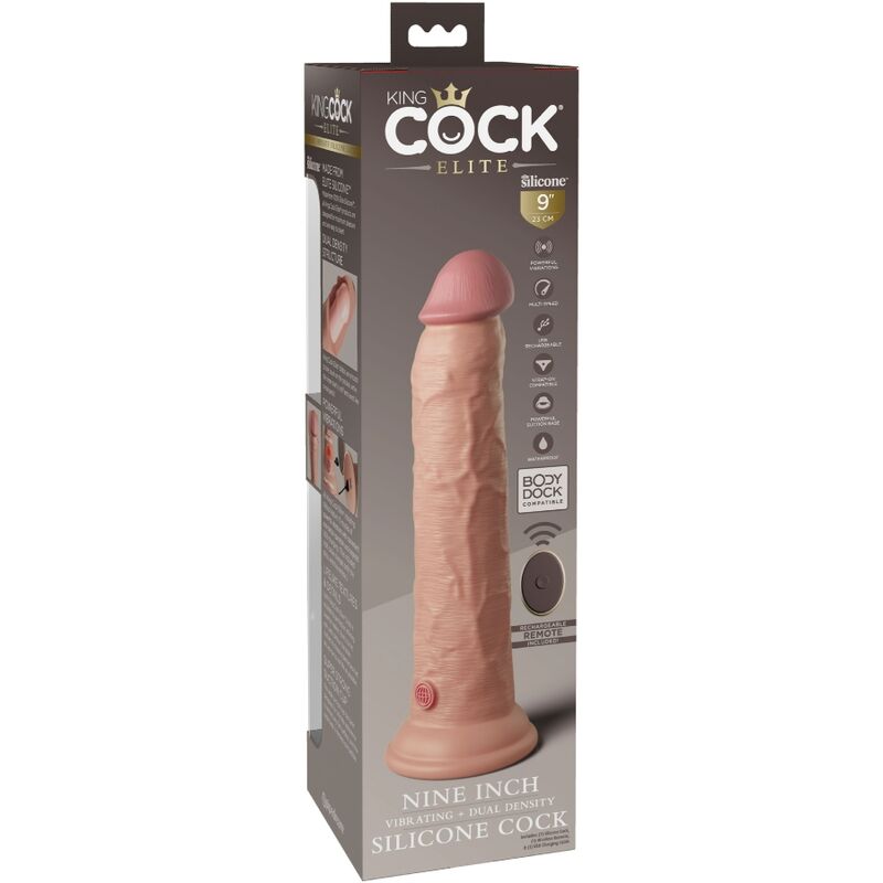 Elite 23cm Realistic Vibrating Dildo