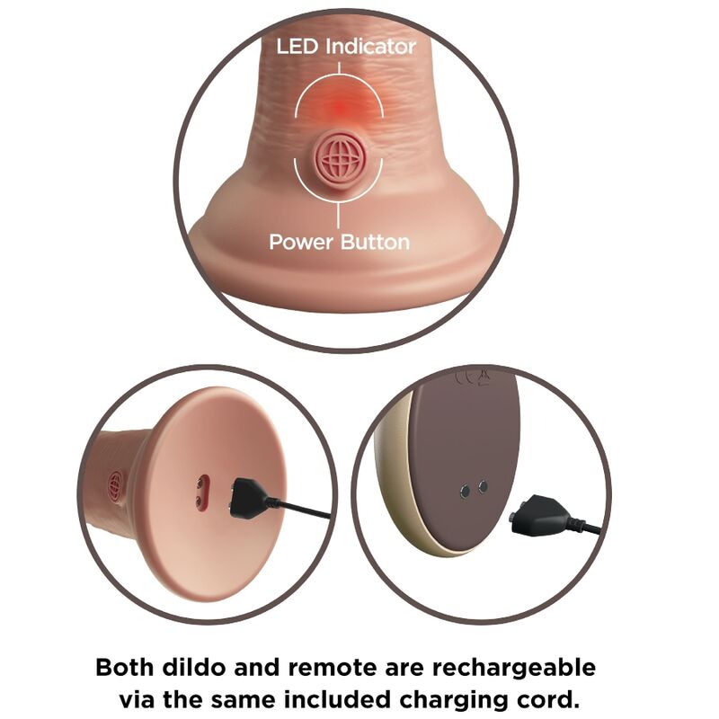 Elite 23cm Realistic Vibrating Dildo