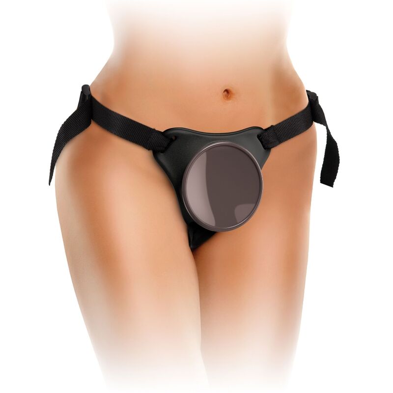 Elite Comfy Adjustable Harness & 17.8cm Dildo