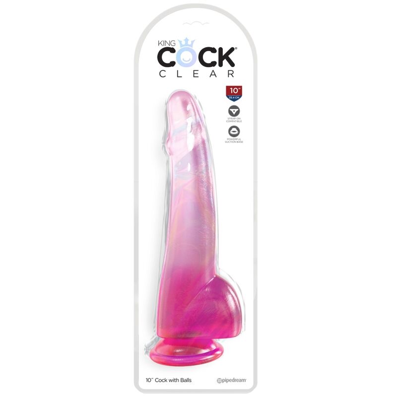 Crystal Pink Realistic Dildo 19cm