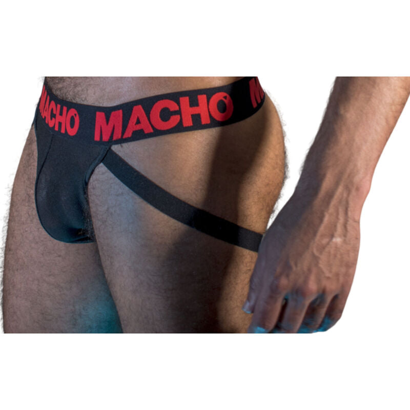 Mx26X2 Black/Red Jockstrap XL