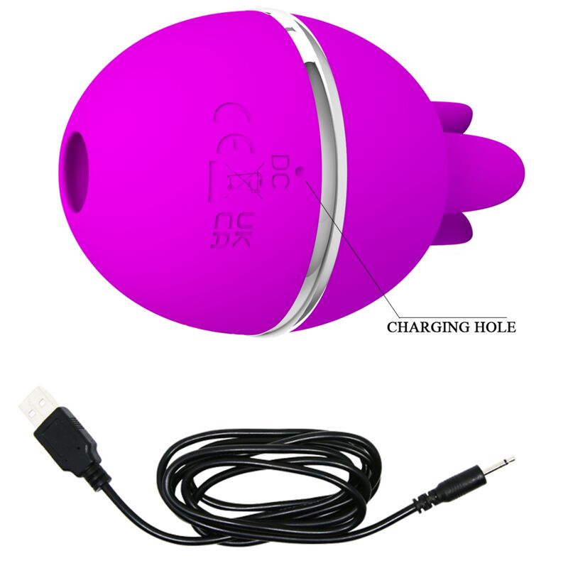 Gemini Ball Purple Silicone Vibrator