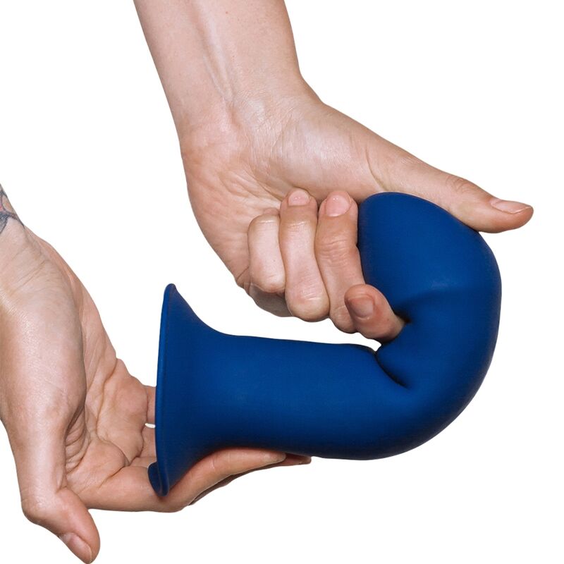 Hitsens 1 Blue Silicone Dildo