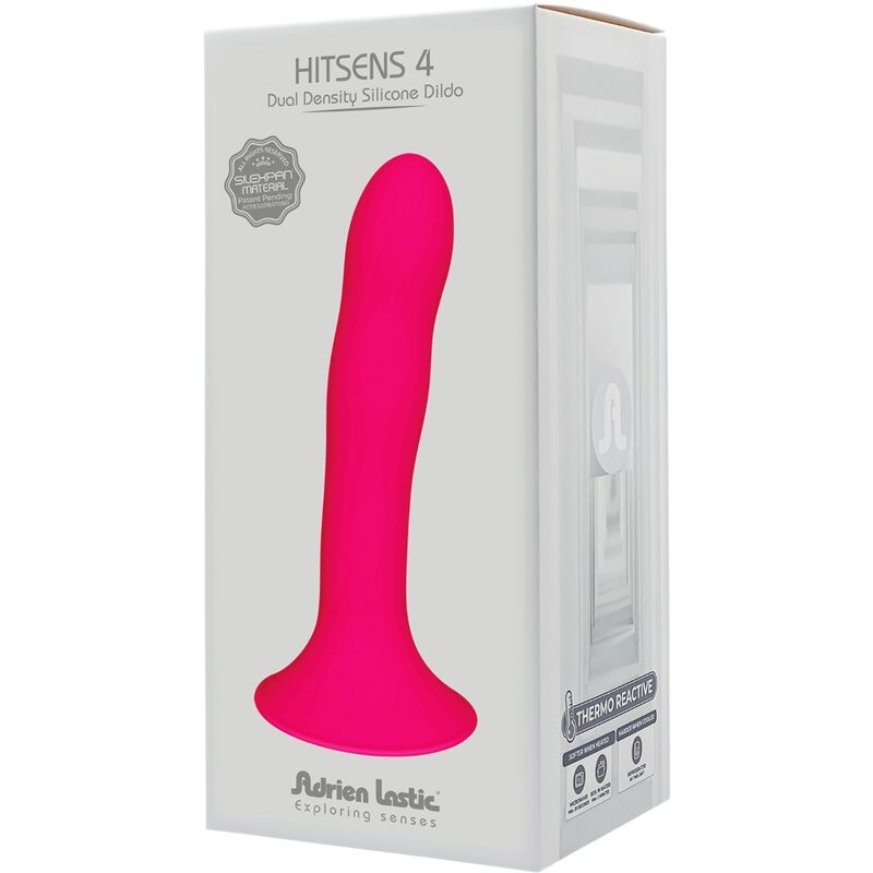 Hitsens 4 Silicone Dildo - Fuchsia