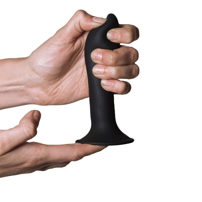 Hitsens 5 Black Silicone Dildo