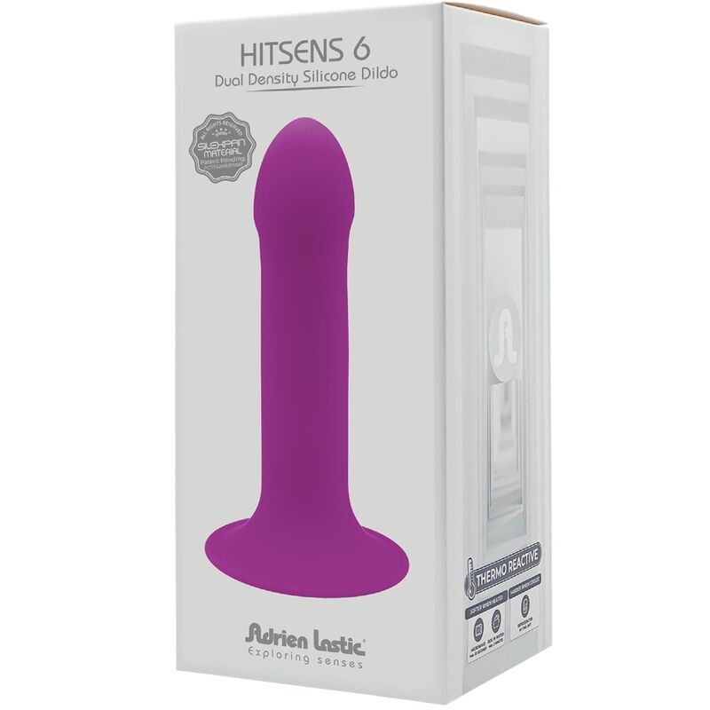 Hitsens 6 Violet Silicone Dildo