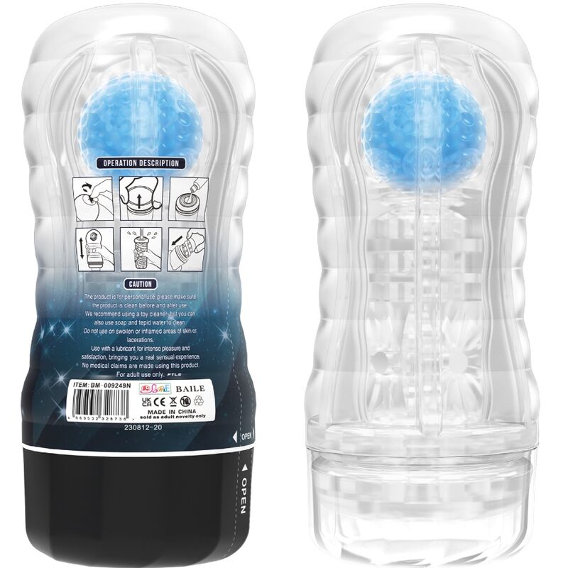 Planet Blue Masturbator Sleeve Cover