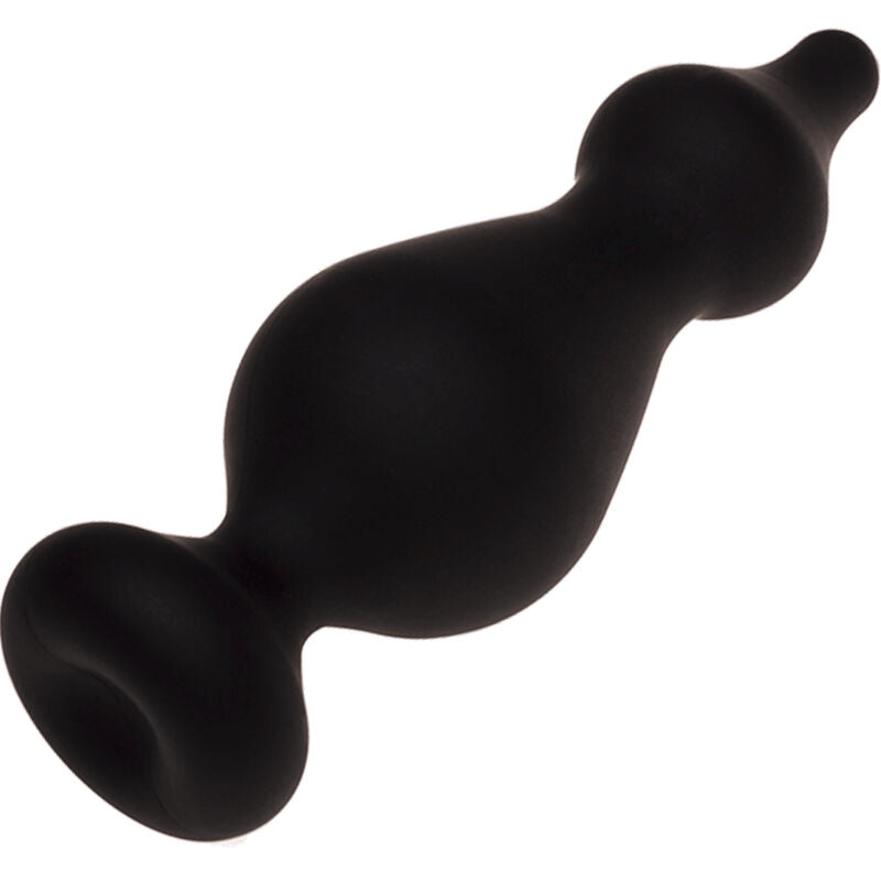 Amuse Large Black Silicone Anal Plug