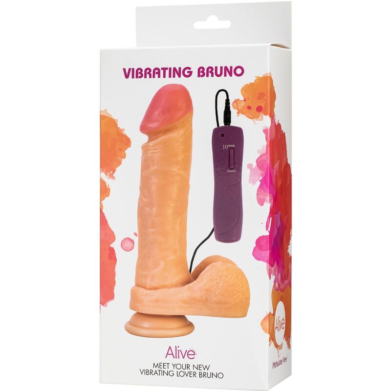 Vibrador Realístico Bruno - 22 cm
