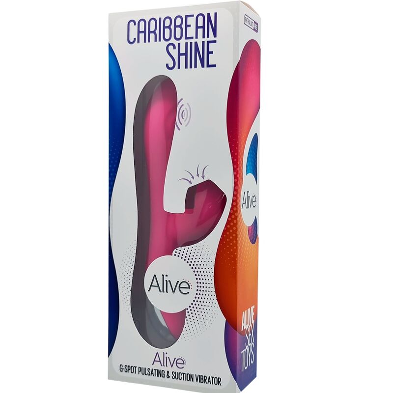Vibrador de Doble Acción Caribbean Shine Fucsia