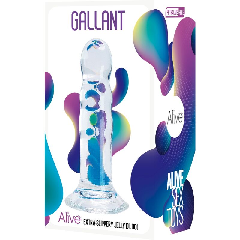 Gallant Realistic Transparent Penis 14cm