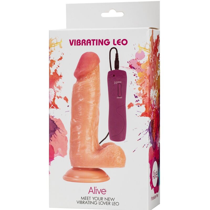 Dildo Vibrante Realista Leo 17cm