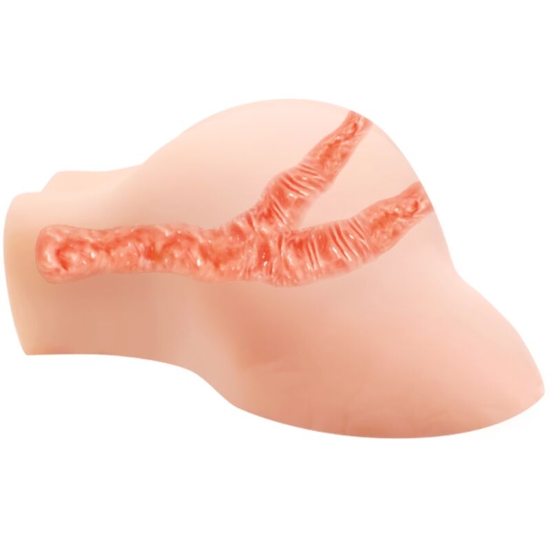 Dual Entry Vibrating Realistic Masturbator