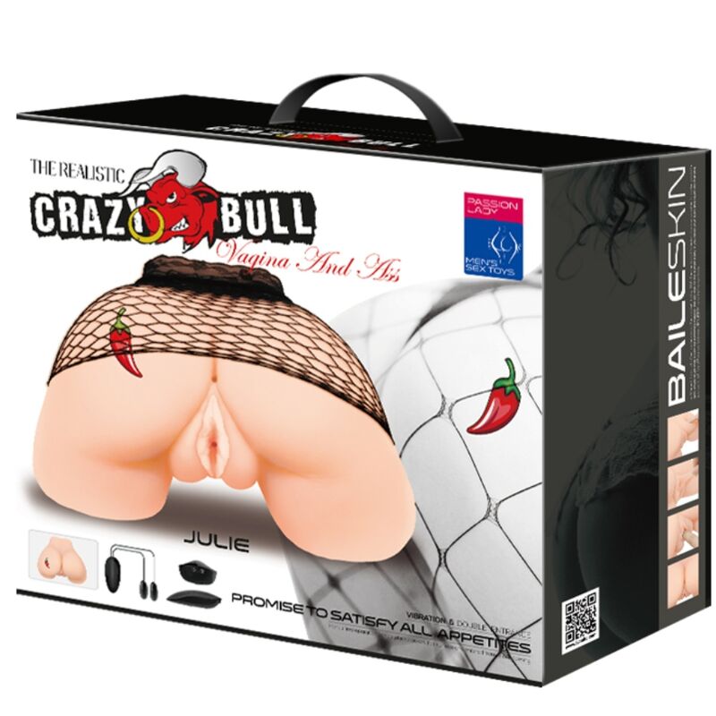 Dual Entry Vibrating Realistic Masturbator