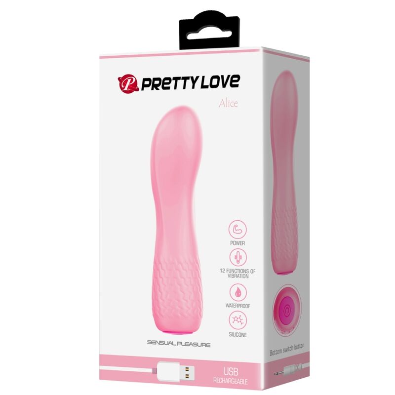 Alice Pink Rechargeable Vibrator
