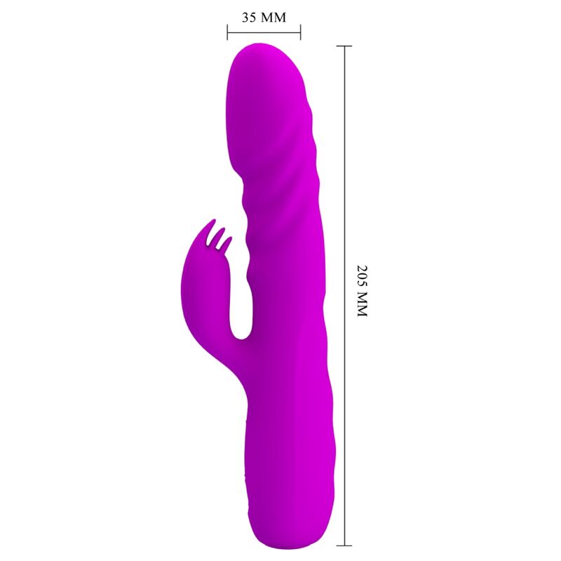 Melanie Purple Rechargeable Rabbit Vibrator