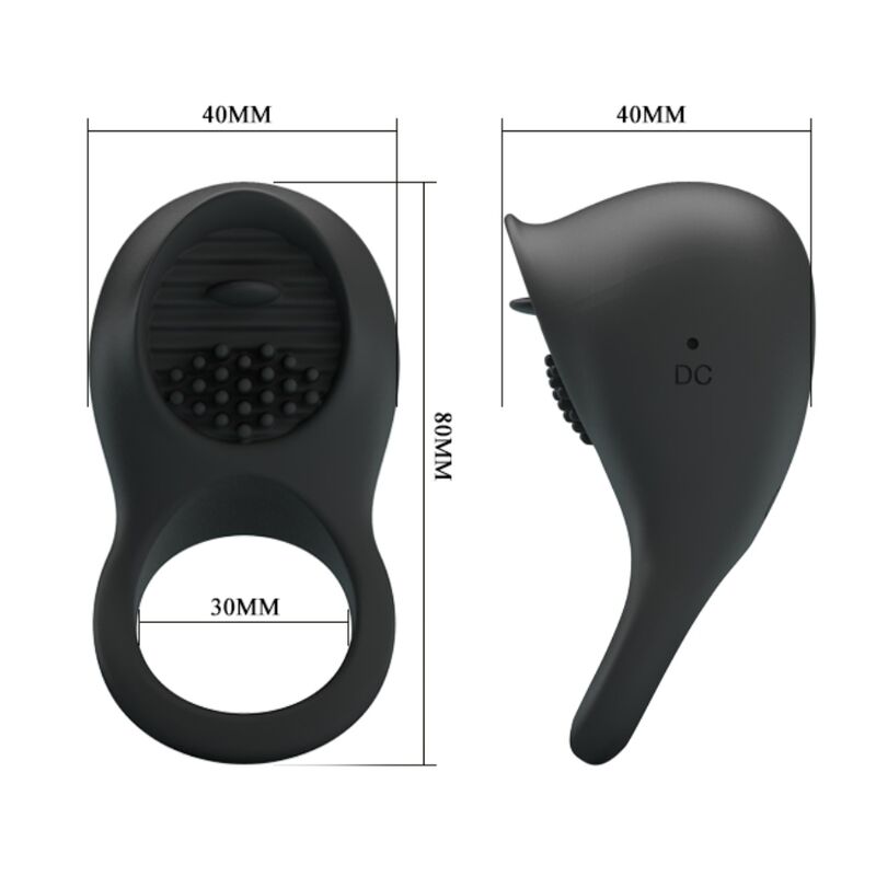 Anel de Prazer com Língua Vibratória