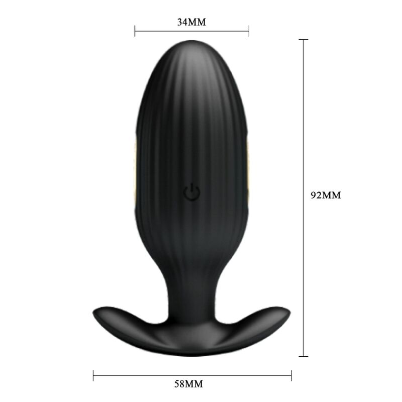 Jefferson App Controlled Anal Plug - Black