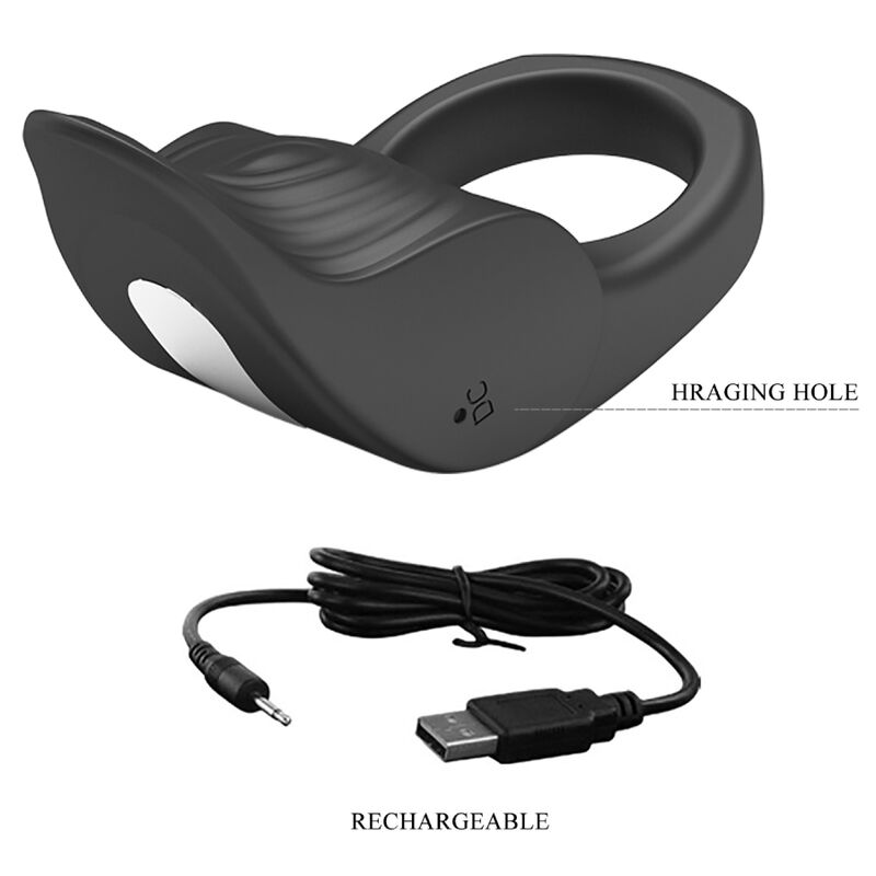 Susanna Black Vibrating Penis Ring
