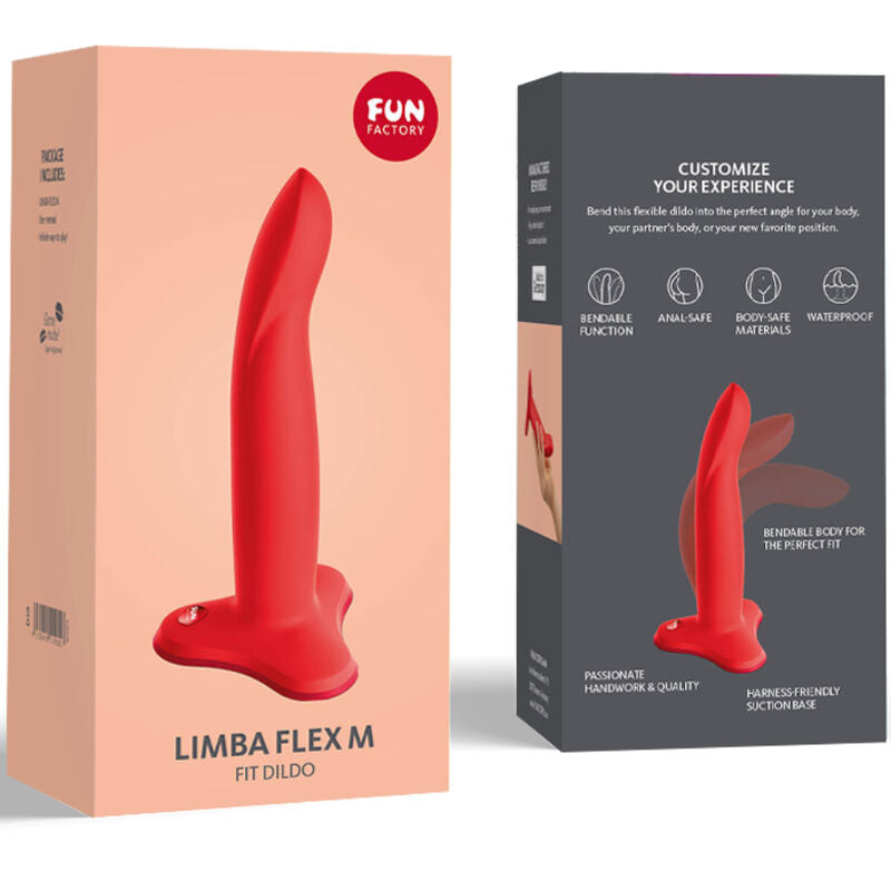Limba Medium Flexible Red Dildo